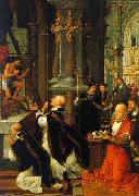 Adriaen Isenbrandt The Mass of St.Gregory painting